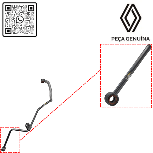 RN 23552R 151923552R TUBO DE ENTRADA LUBRIFICA€AO TURBINA MASTER 2.3 16V M9T - 3